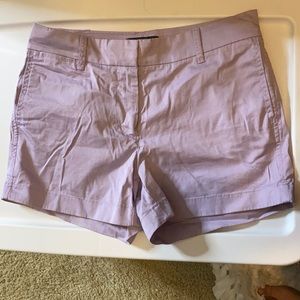 Lavender j crew chino shorts